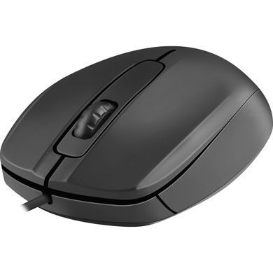 Мишка Defender Alpha MB-507, 3кн.,1000dpi, безшумна чорна (52507) [403809]