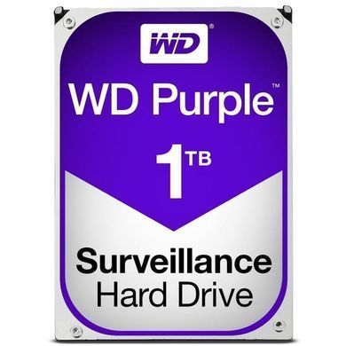 Накопичувач HDD SATA 1.0TB WD Purple 5400rpm 64MB (WD10PURZ) [610637]