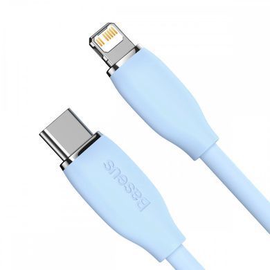 Кабель Baseus Jelly Liquid Silica Gel Fast Charging Data Cable Type-C to iP 20W 2m Blue (CAGD020103) [802553]