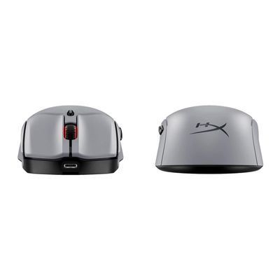 Миша HyperX Pulsefire Haste 2 Pro, RGB, USB-A/WL/BT, сірий (A1KY5AA) [14168]