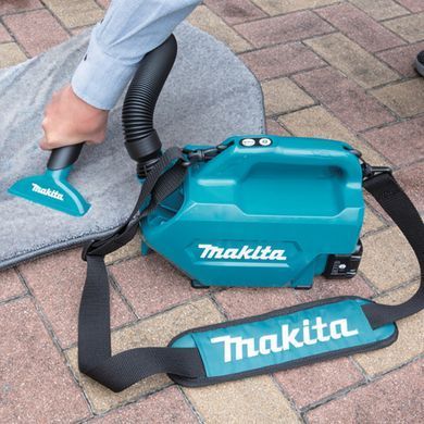 Пилосос професійний акумуляторний Makita, CXT 10.8В, 46мБар, контейнер 0.5л, без АКБ та ЗП (CL121DZ) [15623]