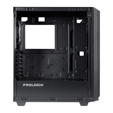 Корпус Prologix E122 Tempered Glass&Mesh Black (E122 Black) [608709]