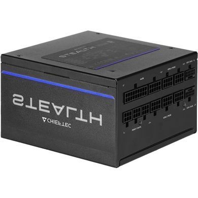 БЖ 1200W Chieftec STEALTH ATX3.1 135mm Fan, Modular, 80+ Platinum Retail Box (SPX-1200-FC) [404610]