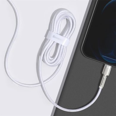 Кабель Baseus Cafule Series Metal Data Cable Type-C to iP PD 20W 2m White (CATLJK-B02) [802579]