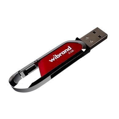 Флеш-накопичувач Wibrand USB 2.0 Aligator 8Gb Dark Red (WI2.0/AL8U7DR) [802991]