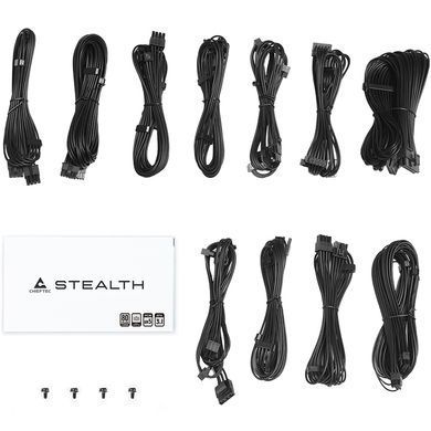БЖ 1200W Chieftec STEALTH ATX3.1 135mm Fan, Modular, 80+ Platinum Retail Box (SPX-1200-FC) [404610]