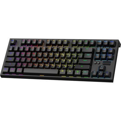 Клавіатура GamePro Red з Hot-Swap RGB Black (MK180B) [606059]