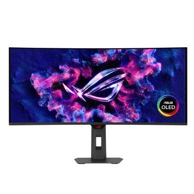 Монітор Asus 34" ROG Strix XG34WCDG 2xHDMI, DP, USB-C, 3xUSB, Audio, QD-OLED, 3440x1440, 21:9, 175Hz, 0.03ms, DCI-P3 99.3%, CURVED, AdaptiveSync, HAS, HDR400 (90LM0B70-B01171) [110977]