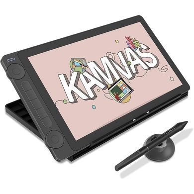 Графічний монітор Huion 13,3" Kamvas 13 G3, DP, USB-C, чорний (GS1333) [112774]