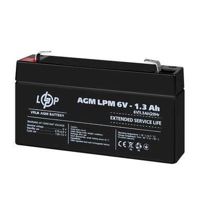 Розпродаж Акумулятор AGM LPM 6V - 1.3 Ah (LP38477) [900191]