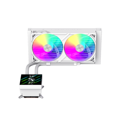 Кулер для процесора GAMEMAX (GLACIER 240 LCD WH) [305478]