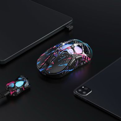 Миша GravaStar Mercury X Pro, 8K, BT/WL/USB-A, RGB, Neon Graffiti (GS_X_PRO_CG_BLK) [113152]