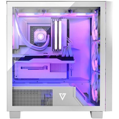 Корпус Modecom VOLCANO PERUN APEX ARGB MIDI WHITE 4x140mm fans USB 3.0x2+TYPE-C без БЖ ATX (AT-PERUN-4F-ARGB-20-00000) [402947]