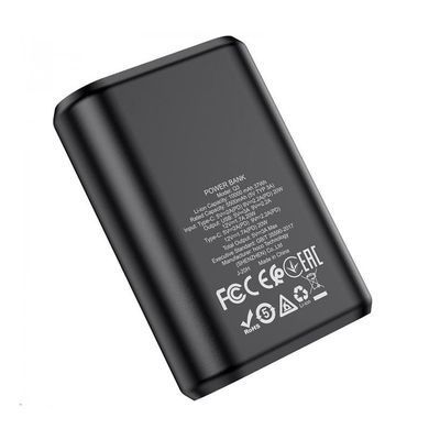 Зовнішній акумулятор HOCO Q3 Mayflower PD20W+QC3.0 power bank(10000mAh) Black (6931474742896) [806631]