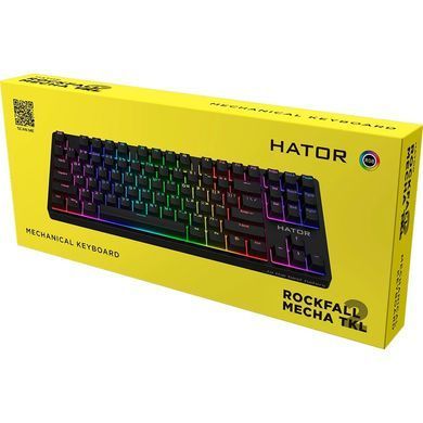 Клавіатура Hator Rockfall 2 Mecha TKL Orange Black (HTK-520) [605990]