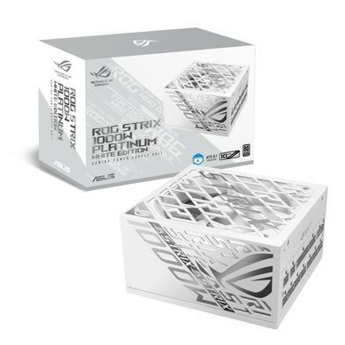 Блок живлення Asus ROG Strix 1000W Platinum White Edition (90YE00W4-B0NA00) [610924]