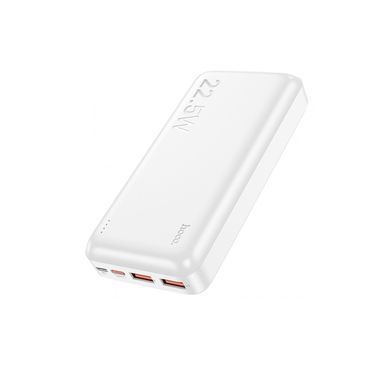 Зовнішній акумулятор HOCO J101A Astute 22.5W fully compatible power bank 20000mAh White (6931474782502) [806333]