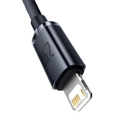 Кабель Baseus Crystal Shine Series Fast Charging Data Cable USB to iP 2.4A 2m Black (CAJY000101) [805230]