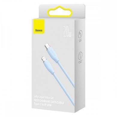 Кабель Baseus Jelly Liquid Silica Gel Fast Charging Data Cable Type-C to iP 20W 2m Blue (CAGD020103) [802553]