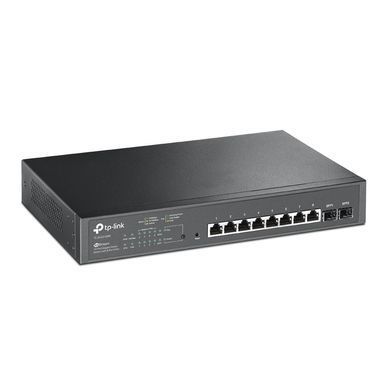 JetStream 10-портовий гігабітний комутатор з 8 портами PoE+, TP-LINK (SG2210MP) [501156]