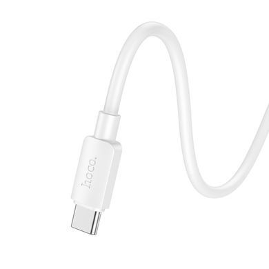 Кабель HOCO X96 Hyper 60W fast charging data cable Type-C to Type-C White (6931474799128) [806405]