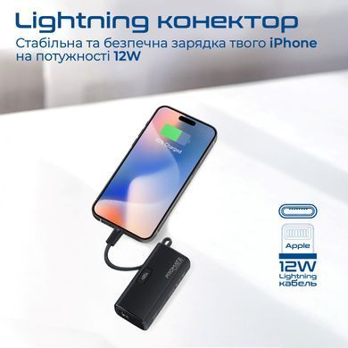 Універсальна мобільна батарея Promate Nanopack-5 5000mAh 20W Black (nanopack-5.black) [603489]