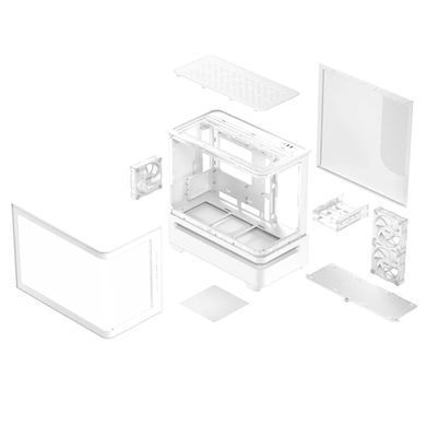 Корпус ASUS Prime AP202 Tempered Glas ARGB, без БЖ, 2xUSB3.2, 1xUSB Type-C, Tempered Glass side, mATX, білий (90DC00P3-B19000) [113123]