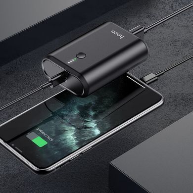 Зовнішній акумулятор HOCO Q3 Mayflower PD20W+QC3.0 power bank(10000mAh) Black (6931474742896) [806631]