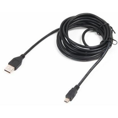 Кабель Cablexpert USB - mini-USB V 2.0 (M/M), 3 м, чорний (CCP-USB2-AM5P-10) [603625]