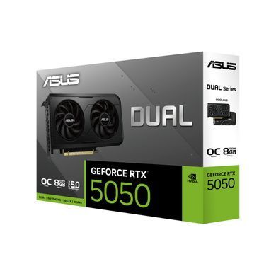 Відеокарта ASUS GeForce RTX 5050 8GB GDDR6 OC DUAL-RTX5050-O8G (90YV0N72-M0NA00) [110426]