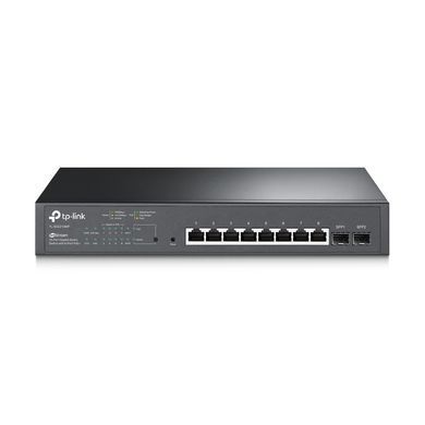JetStream 10-портовий гігабітний комутатор з 8 портами PoE+, TP-LINK (SG2210MP) [501156]