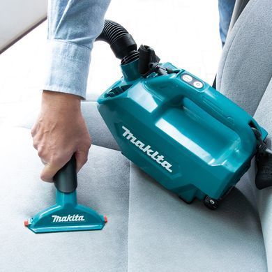 Пилосос професійний акумуляторний Makita, CXT 10.8В, 46мБар, контейнер 0.5л, без АКБ та ЗП (CL121DZ) [15623]
