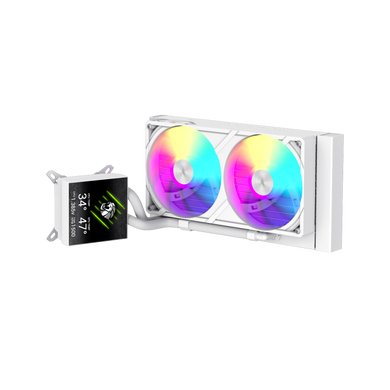Кулер для процесора GAMEMAX (GLACIER 240 LCD WH) [305478]