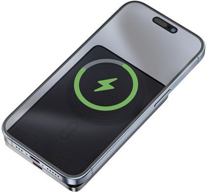 УМБ Acefast Magnetic Wireless 5000mAh 18W PD,QC 3.0, QI 7.5 Вт, ультра тонкий, M8 Black (6974316283386) [402206]