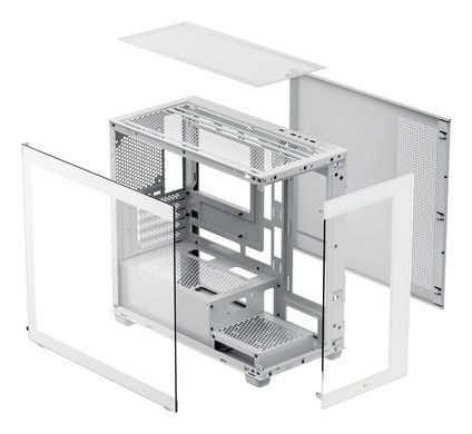 Корпус для комп'ютера MATX W/O PSU GAMMA C52 WH OCYPUS (GAMMA-C52-WHD000XX-GL) [502869]
