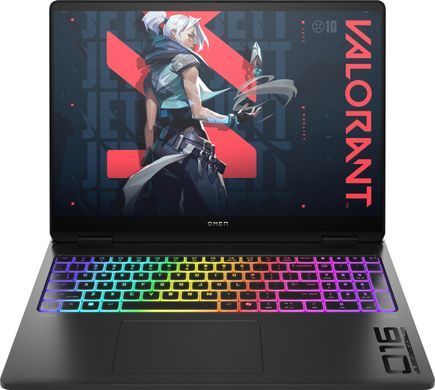 Ноутбук HP OMEN MAX 16-ah0041ua 16" 2.5K OLED, Intel U7-255HX, 64GB, F2TB, NVD5080-16, DOS, чорний (BV8Y3EA) [110721]