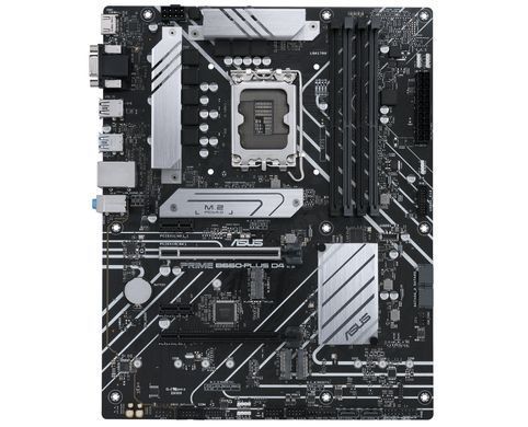 Материнcька плата ASUS PRIME B660-PLUS D4 s1700 B660 4xDDR4 M.2 HDMI DP D-Sub ATX (90MB18X0-M1EAY0) [110189]