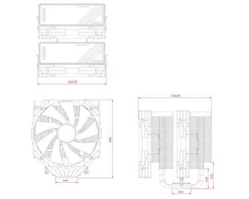 Кулер процесорний ID-Cooling (FROZN A720 Black) [608970]