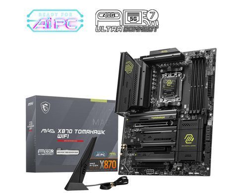 Материнcька плата MSI MAG X870 TOMAHAWK WIFI sAM5 X870 4xDDR5 HDMI WiFi BT ATX (911-7E51-010) [109260]