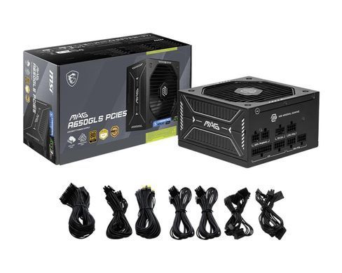 Блок живлення ATX 650W MSI (MAG A650GLS PCIE5) [503762]