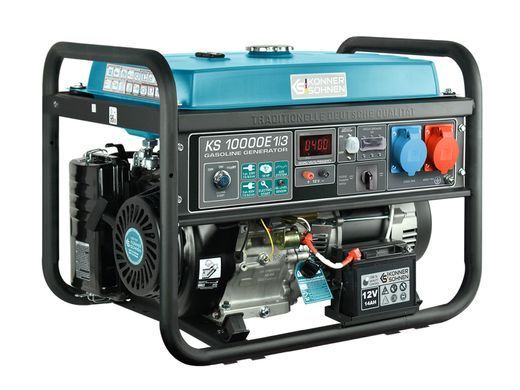 Генератор бензиновий Konner&Sohnen KS 10000E 1/3, 230/400В, 8.0кВт, електростартер, 88кг (KS10000E-1/3) [105973]