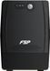 ДБЖ FSP Fortron FP1000, 1000ВА/600Вт, Line-Int, IEC*4, USB, AVR, Black (PPF6000615) [400910], фото 2
