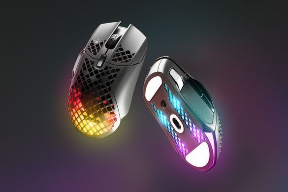 Мишка SteelSeries Aerox 5 Wireless RGB, 18000dpi., 9кн., чорна (62406) [401320]
