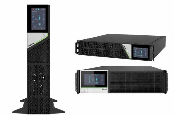 Джерело безперебійного живлення Legrand KEOR DK 1000VA/1000W, RT 2U, LCD, RS232, SNMP, 6xC13 (311340) [113516]