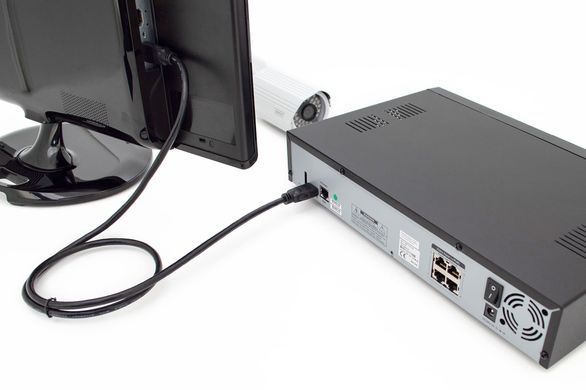 Кабель DIGITUS HDMI (M/M), 4K@60Гц, Ultra HD, Premium, тип A, w/Ethernet, золото, 2м, чорний (DB-330123-020-S) [113101]