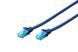 Патч-корд 2E CAT 5e, UTP, 3м, 26AWG, RJ45, 7/0.16, Cu, LSZH, синій (2E-PC5ECU-3LSZH-BLU) [112739], фото 2