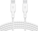 Кабель USB-C > USB-C заряджання/синхронізації Belkin 2м, 100Вт, Type-C, плетений, білий (CAB014BT2MWH) [108567], фото 1