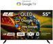 Телевізор 55" 2E QLED 4K 60Hz Smart Google TV Black (2E-55A77Q) [102207], фото 1