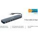 USB-Концентратор D-Link 7xUSB2.0, USB2.0 (DUB-H7) [108787], фото 2