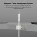 Кабель USB-C > Lightning заряджання/синхронізації Belkin 1м, Type-C, плетений, силіконовий, з ремінцем на магніті, білий (CAA011BT1MWH) [109445], фото 10